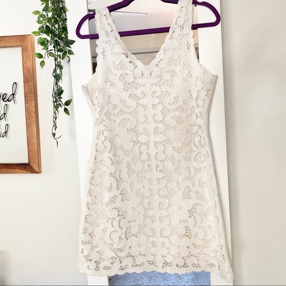 Calypso St. Barth Kagami Linen Lace Eyelet Wedding Dress NWT - Picture 14 of 16